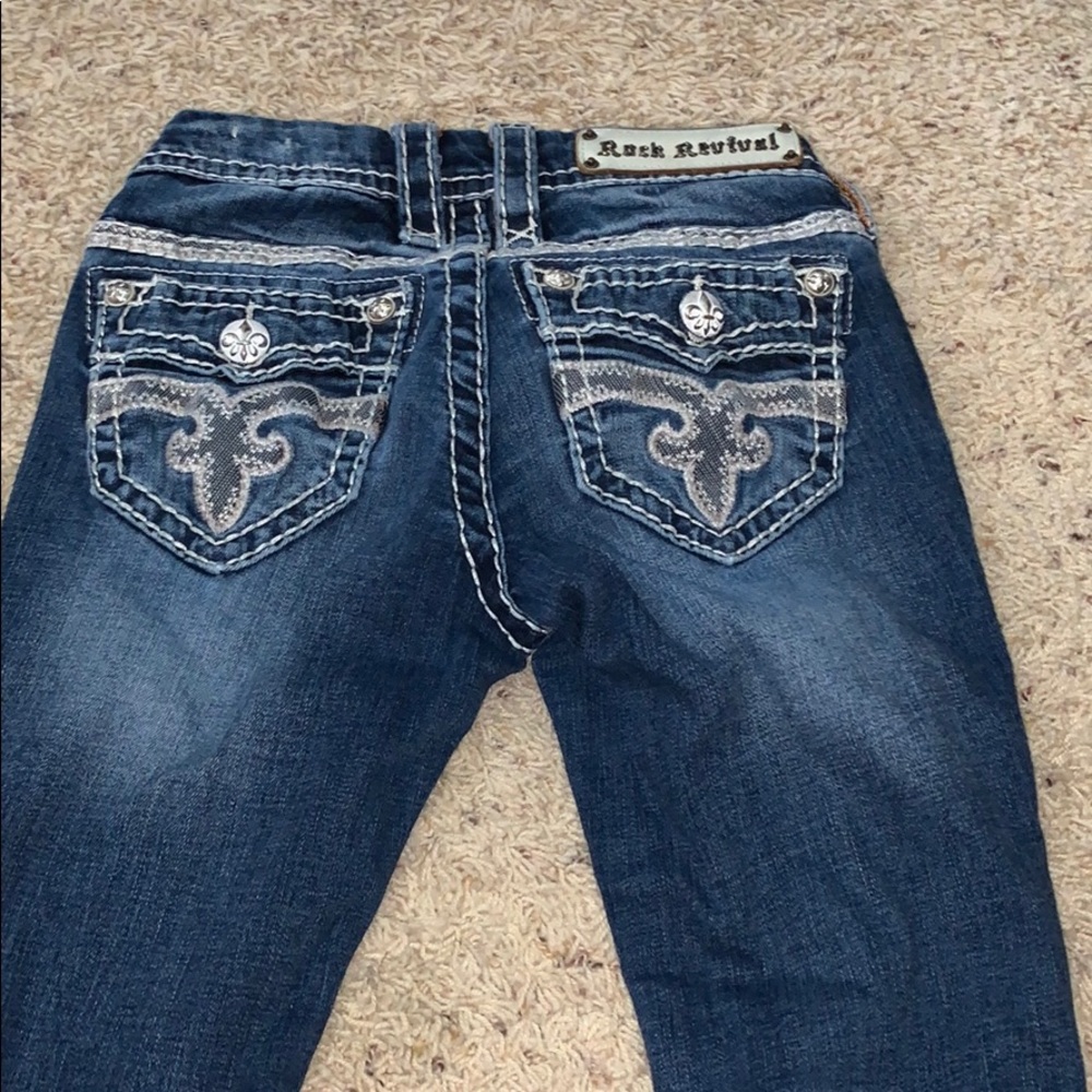 Size 24 Rock Revival Hana Skinny Jeans